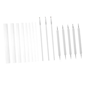 OSALADI Dotting Mandala Tools 16pc Mandala Dotting Set Acrylic Rods Double-Ended Pens Art Painting Supplies