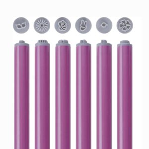 Nail Art Stamp Pen with Different Patterns>2024 New Precision Stamp Pen Set>DIY Nail Dotting Tool>Nail Art Flower Stamp Pen>Nail Graffiti Nail Art Dotting Tools with Simple Design(6pcs)