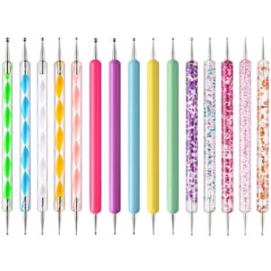 15 PCS Nail Dotting Tools Nail Design Tools Nail Art Kit, Dotting Tools Embossing Tools for Painting, Nail Dotting Pen for Nail Art