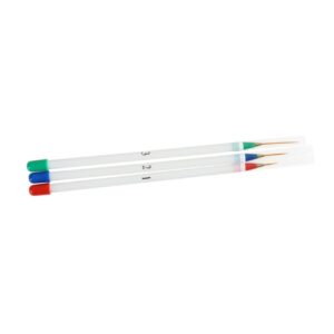 Beatifufu Nail Art Supplies Kit 3 Pack of Precision Pens Brushes for Nail Art Design Manicure Easy to Use Cle
