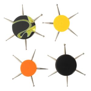 NIYANGLE Nail Art Tool Kit 4pcs Circular Nail Dotting Tools Small Dotting Tool for DIY Nail Art Manicure