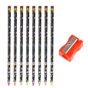 8 Pcs Resin Picker Dotting Gem Picker Tool Rhinestone Picker Tool Diamond Art Pen Nail Point Drill Pen Self Adhesive Wax Pencil Rhinestone Applicator with Pencil Sharpener for Nail Art DIY Decor