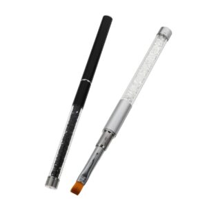 Beavorty 2pcs Nail Phototherapy Pen Woman Nail Art Painting Diy Tool Nail Polish Gel Nail Art Point Drill Pen Nail Art Design Tool Gel for Nails Miss Painted Painting Pen Drill Pipe
