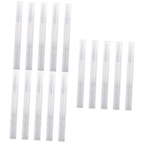 PLAFOPE 3sets 3ml Empty Nail Oil Pen Brush Tip Cuticle Oil Pen for Nails Lip Care 10pcs*3