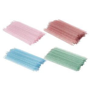 VICASKY Nail Art Tools Set 400pcs Plastic Cuticle Sticks Nail Art Dotting Sticks Manicure Tools