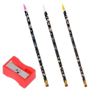 3 Piece Nail Point Drill Pen Rhinestone Picker Tool Self-Adhesive Wax Pencils Diamond Art Pen Resin Picker Pencil Gem Pick up Tools Rhinestone Applicator with Pencil Sharpener for Nail Art