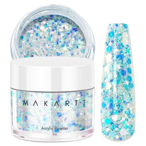 Makartt 2Oz Glitter Acrylic Supplies: Shiny Sparkle Powder for Acrylic Nails