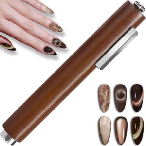 ZIRATONES 3 in 1 Nail Magnet>Multifunctional Cat Eye Gel Nail Polish Magnet Pen>3D Magnetic Nail Polish Stick for Home DIY>Salon>Studio>Nail Art Design Tools