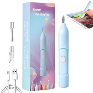 Rhinestone Dot Pen – Nail Rhinestone Pen | Electric Colorful Art Painting Pencils Rechargeable, Project Crafting Tool Automatic Vacuum Adsorption Portable for Team Activity and Classroom