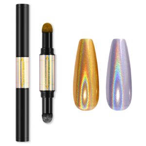 Nail Chrome Nail Pen>Double-Ended Stylish Colors ABS Air Cushion Magic Pen for Nails Design #01