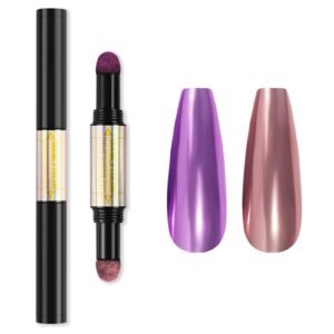 Nail Chrome Nail Pen>Double-Ended Stylish Colors ABS Air Cushion Magic Pen for Nails Design #03