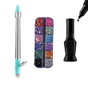 Nail Doting Pen>Rhinestone Painting Multifunctional DIY PC Manicure Rhinestone Painting Tools Manicure Doting Pen for Beauty C