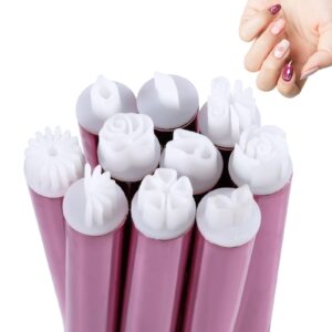 10pcs Nail Stamp Pens>10 Patterns Floral Flower Nail Stamp Pens Graffiti Nail Stamper Nail Pen Set DIY Art Nail Dotting Tools for Women