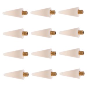 Gatuida Nail Dotting Pen Heads Wax Tips 12pcs Rhinestone Picker Head Nail Art Accessories