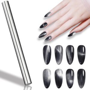 ZIRATONES Cat Eye Magnet for Nails>5.9inch Super Long Double-head Nail Polish Magnet Pens Magnet Stick 3D Magnetic Cat Eye Gel Polish Nail Art Tool>for Home DIY>Salon>Studio