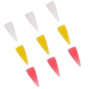 FOYTOKI 2sets Nail Art Tools Rhinestones Picker Replacement Wax Head Tip for Acrylic Nails 9pcs*2