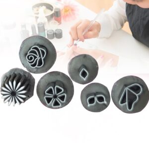 Nail Art Stamp Pen Set – 10pcs Graffiti Dotting Tools for Diy Manicure>Professional Nail Stamping Pens With Different Patterns for Women And Girls>Easy-To-Use Nail Art Set (6 PCS)