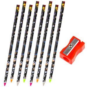 8 Pack Rhinestone Picker Tool Adhesive Resin Picker Pencil Nail Point Drill Pen Dotting Wax Pencil Gem Pick up Tools for Nail Art DIY with Pencil Sharpener