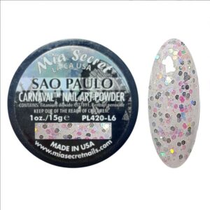 Mia Secret Nail Art Powder Carnaval Collection – 1 oz. (Sao Paulo)