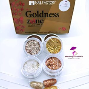 Nail Factory Acrylic Collection Goldness Zone 4 jars