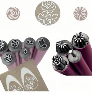 Flower Nail Stamper – Art Pen Set with 15 Different Patterns – DIY Art Tools for Nails