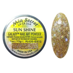 Mia Secret Nail Art Powder Galaxy Collection – 1 oz. (Sunshine)