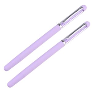 NOLITOY 2pcs Purple Nail Art Tool Set Dotting Pen Rhinestones Picker Mixed Tte Nail Art Tte for Diy