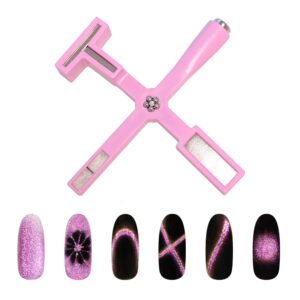 Daily Charme Ninja Star Cat Eye Nail Art Magnet Tool>Viral Heart Magnet>Flower>Swirl>Stripe>Circle>Cross>Circle Designs>DIY Nail Art