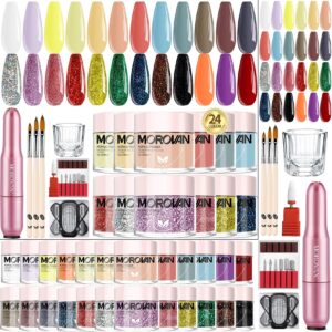 Morovan Acrylic powder set For beginners to create artistic nail art at home