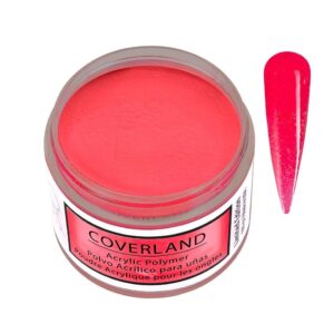 Tones Coverland Acrylic Nail Powder “Neon Coral” – Limited Edition Acrylic Powder for Nail Design> Sculpting> and Masking Nail Bed Imperfections – Professional Acrylic Nail Supplies – (1.5 Oz)