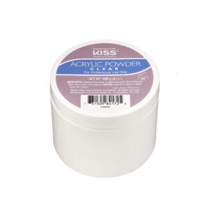 Kiss Professional Acrylic Clear Powder (4 oz.)