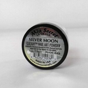 Mia Secret Nail Art Powder Galaxy Collection – 1 oz. (Silver Moon)