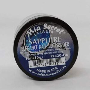 Mia Secret Nail Art Powder Elegance Collection – 1 oz. (Sapphire)